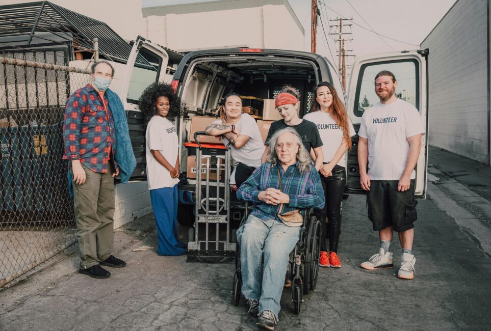 group of volunteers